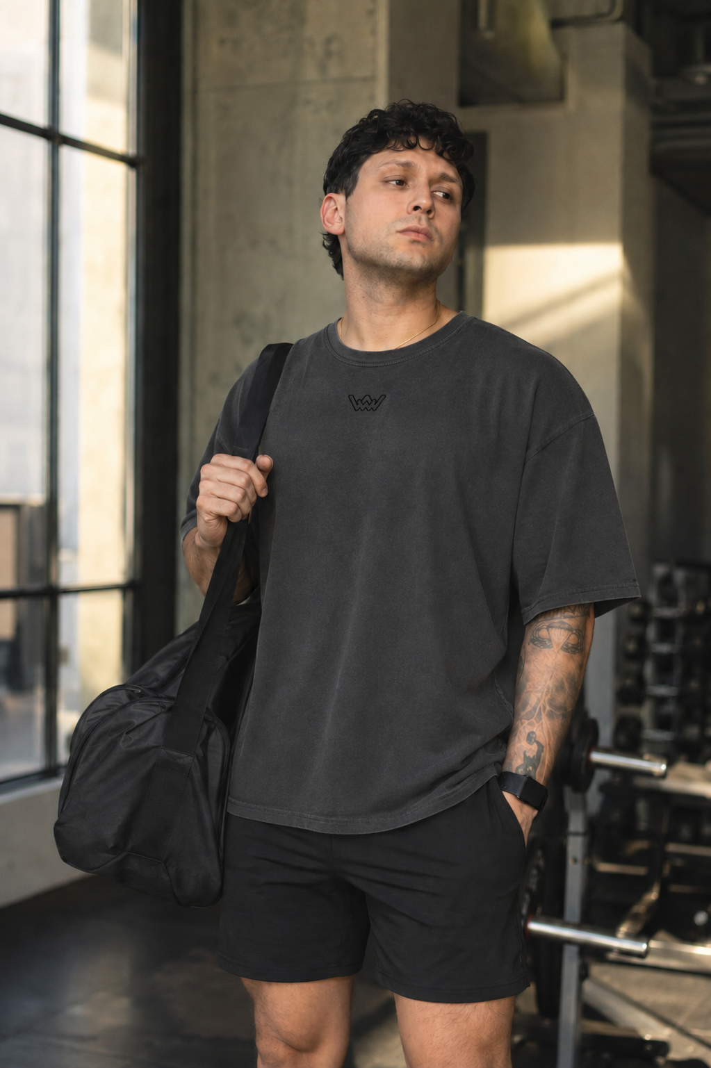 Worth Creating Oversized Faded Tee